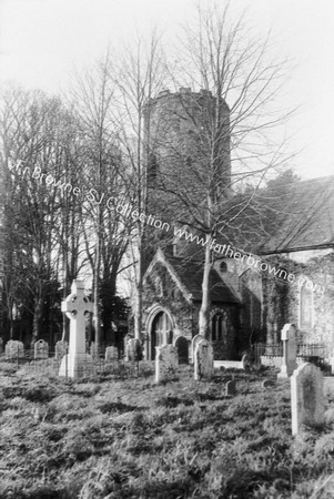 BURGH CASTLE CHURCH PORCH FROM S.E.